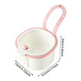 thumbnail image 3 of Adjustable Hanging Sink Colander Basket, Plastic Vegetable Washing Strainer with Handle, Over-the-Sink Drain Basket for Fruits, Veggies & Food Prep, 3 of 8