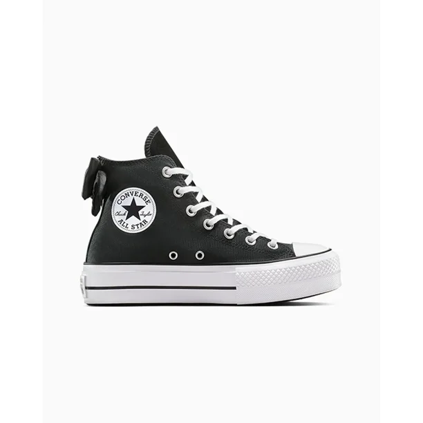 CONVERSE CHUCK TYLOR ALL STAR LIFT PLATFORM BOWS NEGRO