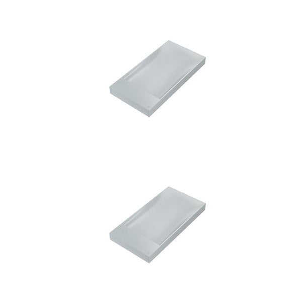 Soporte de esponja antideslizante Kearding Bandeja Escurridor Accesorios de cocina Gris 2Conjunto