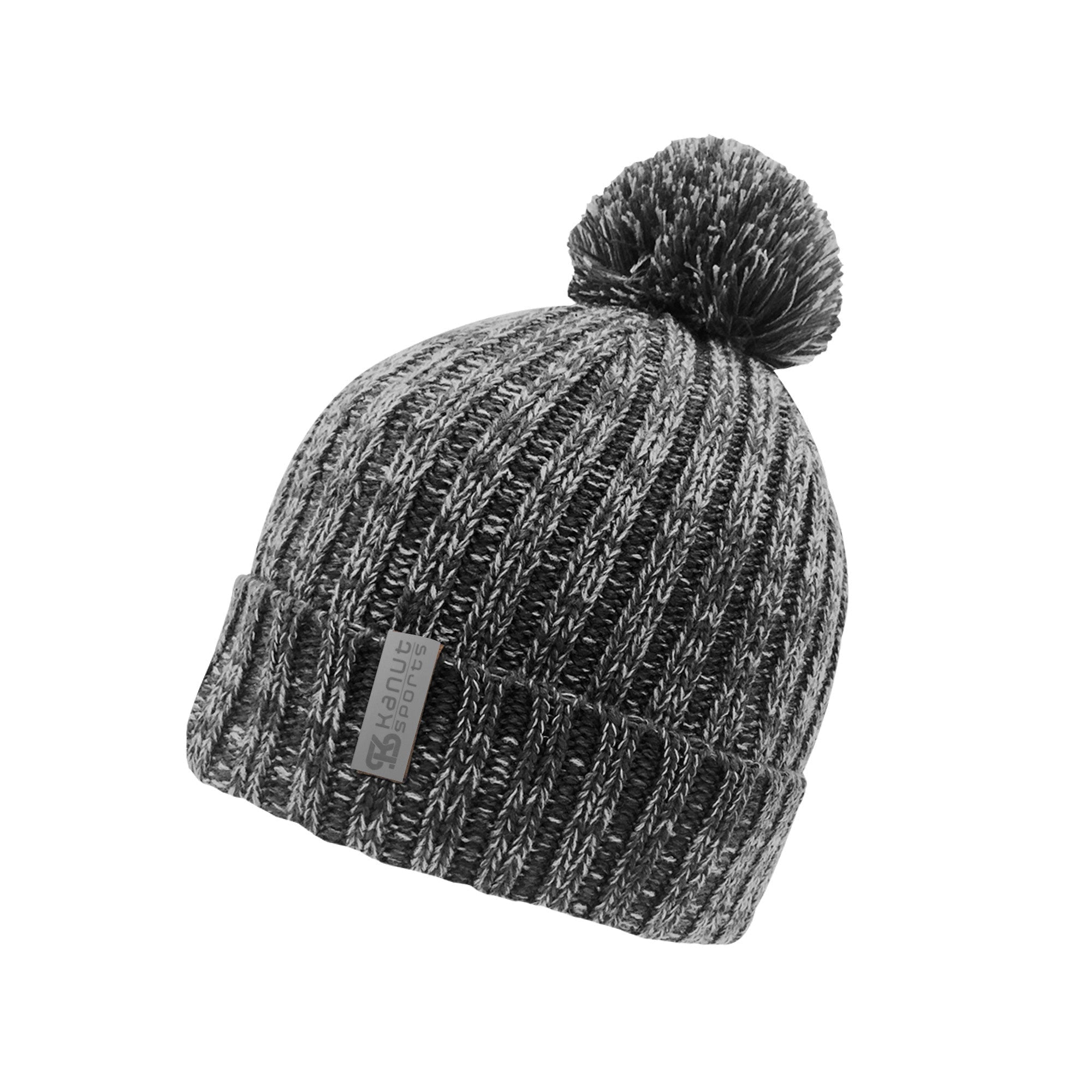 Snap On Pom Pom Beanie, Navy - Walmart.com