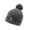 Black, variant on TUCK Cuff Beanie w/ Pom