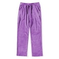 thumbnail image 4 of CQONEPT Sherpa Fleece Pants for Mens Drawstring Fuzzy Casual Cozy Pant Soft Warm Winter Outdoor Trousers with Pockets Purple M, 4 of 7
