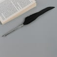 thumbnail image 4 of Ccdes Quill-Pen, Sign Pen,Retro Leather Notebook with Fountain Pen Feather Dip Pen Ink Bottle Set Stationery Gift Box, 4 of 7