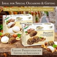 thumbnail image 3 of Fratelli Fiori Pralinati Chocolate Cookies - Authentic Italian Cookies with Creamy Hazelnut Center - Gourmet Cookies Ideal for Coffee, Tea, & Dessert 140g/4.94oz, 3 of 4