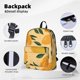 thumbnail image 4 of Mochila con estampado de mango y hojas, ideal para portátiles, viajes, senderismo, negocios, para mujeres y hombres., 4 of 5