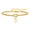 Gold G, variant on Initial Bracelets for Women Layered Letter Snake Chain Alphabet Silver Gold Plated Stainless Steel Personalized Tie A Knot Name Charm Simple Jewelry Silver Letter M