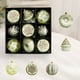 thumbnail image 4 of xihome Paquete de 9 adornos navideños de plstico irrompible, bolas pintadas electrochapadas, decoracin colgante para rbol y fiesta navideña., 4 of 6