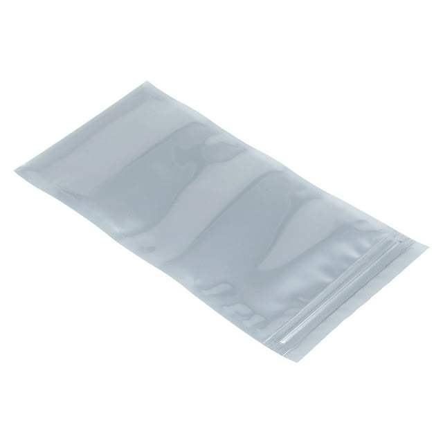 Unique Bargains 25 Pcs Sacs de Protection Antistatiques Translucides Fermeture à Glissière Lock Refermables 100x200mm(3.9x7.8 inch)
