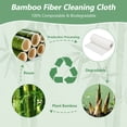 thumbnail image 2 of Reusable Bamboo Paper Towels, Kitchen Cleaning Cloth Rolls, Tear Away Wet/Dry Dish Use, Washable Cloth for Kitchen, Car, Bathroom, Soft & Thickened Wiping Rags, 11' x 11', 2 Rolls, 2 of 8
