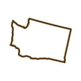 thumbnail image 1 of Washington Outline Sticker Decal Die Cut - Self Adhesive Vinyl - Weatherproof - Made in USA - Many Color and Sizes - wa, 1 of 6