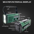 thumbnail image 3 of iMeshbean 10000mAh Emergency Radio Solar RaRadio Hand Crank Radio NOAA/AM/FM Weather Radio, 3 of 13