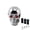 Red, variant on Skull Shifter Knob Fit Automatic Transmissions, Usupdd Skeleton Head With Light Metal Personality Ghost Head, Universal Car Gear Shift Lever for SUV Truck with Red Blue LED Light
