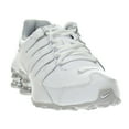 thumbnail image 2 of Nike Shox NZ SI Plus ( GS) Big Kid's Shoes White/Metallic Silver-Neutral Grey 317929-106 (5.5 M US), 2 of 6