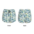 thumbnail image 5 of Lsque Floral In Blue Printed Women's Running Shorts with Liner Pockets,Elastic Quick Dry Workout Athletic Gym Yoga Shorts,Womens High Waist Shorts-, 5 of 9