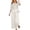 White, variant on Women's Cotton Linen Embroidered Shirt and Wide Leg Pants Two Piece Set