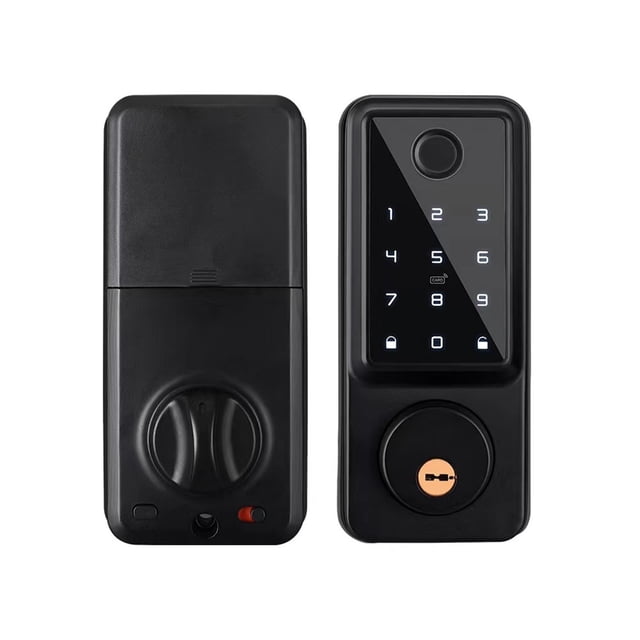 Waterproof Smart Deadbolt Locks For Home Bluetooth App Biometric Fingerprint Digital Keypad Entry Door Lock ,Easy to Use