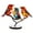 3PCS#2, variant on 2023 New Stained Glass Birds On Branch Desktop Ornaments, Acrylic Flat Double Sided Colorful Birds Tabletop Decorations, Multicolor Hummingbird Craft Statue Bird Figurines Sculpture for Home Decor.