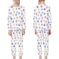 thumbnail image 4 of DISNIMO Dog Paw Pajamas Set for Kids Boys Pj Sets 2 Piece Long for Kids Boys Size 11-12 Long Sleepwear Sets for Children Boys girls Crewneck sleep wear set, 4 of 7