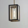 thumbnail image 4 of 30051CLBKGLD-Maxim Lighting-Neoclass - 1 Light Outdoor Pendant-12.5 Inches Tall and 7 Inches Wide-Black/Gold Finish, 4 of 4