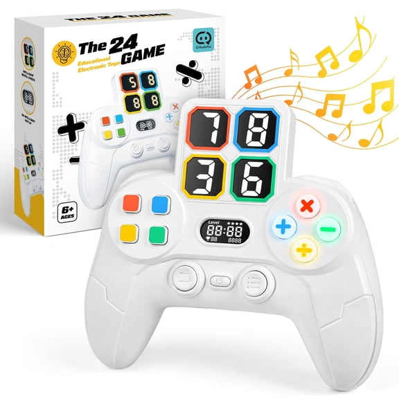 Beefunni 24 Point Math Game Toy for Kids 8–12, Electronic Math Learning Machine, STEM Educational Toys, Mental Math Training Game, Brain Teaser Toy, Gifts for Boys Girls Classroom Home
