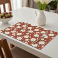 thumbnail image 6 of Placemat, Pioneer Flower Floral Print Pattern Place Mats Table Mat Set Of 2, PVC Washable Placemats for Party Kitchen Dining Decoration, 18x12 Inch, Fade Resistant, 6 of 6