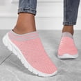 thumbnail image 2 of GWAABD Pantoufles Compensées à Plateforme à Bout Fermé Décontractées pour Femmes Grande Taille Semelle Souple à Enfiler Ajourées Mode Été Chaussures d'Extérieur pour Femmes Chaussures de Marche Décontractées pour Femmes, 2 of 9