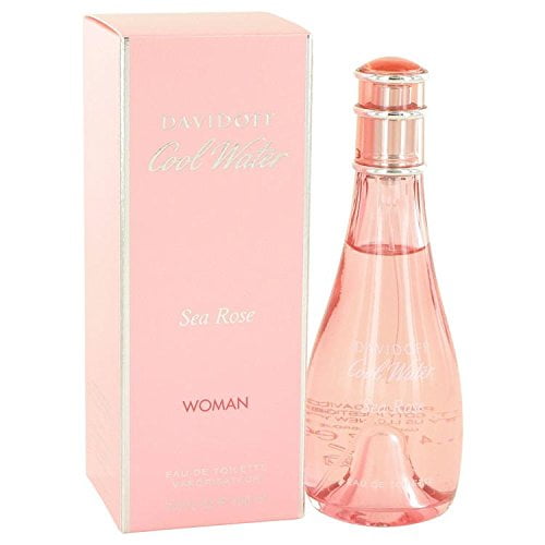Cool Water Sea Rose by Davidoff Eau De Toilette Spray 3.4 oz for Women - 100% Authentic