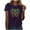 Z08 Multicolor, variant on Erwazi Mardi Gras T-Shirt for Women Graphic Printed Short Sleeve Crew Neck Carnival Party Shirt Top