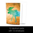 thumbnail image 2 of Tree-Free Greetings All Occasion Greeting Card 12 Pack, 4x6, Vibrant Moose (FS56703), 2 of 6