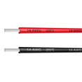 thumbnail image 1 of Cable eléctrico 14 AWG Cable de silicona de calibre 14 Cable de conexión de 20 pies [10 pies negro y 10 pies rojo] Suave y flexible 400 hilos 0,08 mm de alambre de cobre estañado Resistencia a altas t, 1 of 5