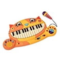 thumbnail image 2 of B. toys - Meowsic Toy Piano - Children?S Keyboard Cat Piano with Toy Microphone For Kids 2 years + B. toys by Battat BX1025C1Z, 2 of 2