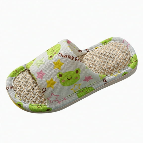 Godom Girls Slippers Non-Slip House Slippers Cute Soft Slip-On Shoes Toddler/Little/Big Kid