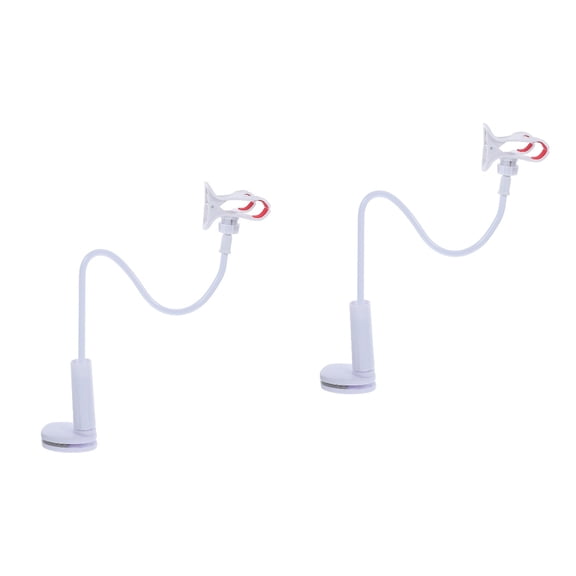 FENGGUIQU Adjustable Cell Phone Stand Clip Holder ABS Material for Desk Use, Universal Mobile Phone Holder, 1 Set, 25.6 x 2.4 x 2 in