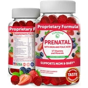 Lunakai Prenatal Vitamins Gummies with Folic Acid for Women 30 Day Supply
