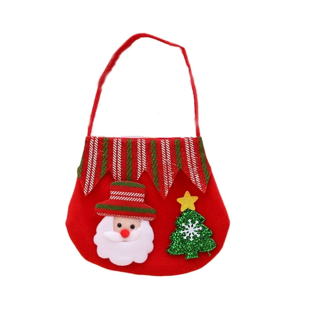 Advancent Bolso encantador regalo titulares ligero elástico caramelo bolsa cordón paquete bolsillo adornos navideños para niños Kits de decoración para fiestas Los ancianos Advancent HA069620-01