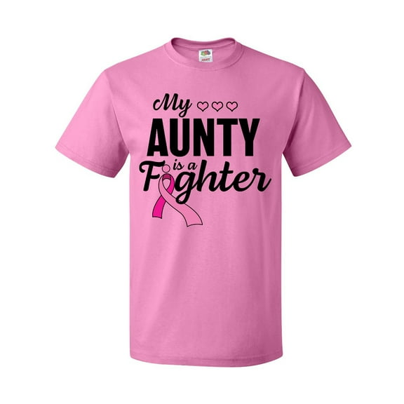 Inktastic Breast Cancer Awareness My Aunty is a Fighter T-Shirt