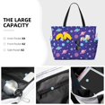thumbnail image 3 of Fotbe Space Pattern Water-Resistant Beach Travel Bag - Large Capacity Tote with 7 Pockets, Lightweight Design for Women & Men, Perfect for Beach, Pool & Gym, 3 of 7