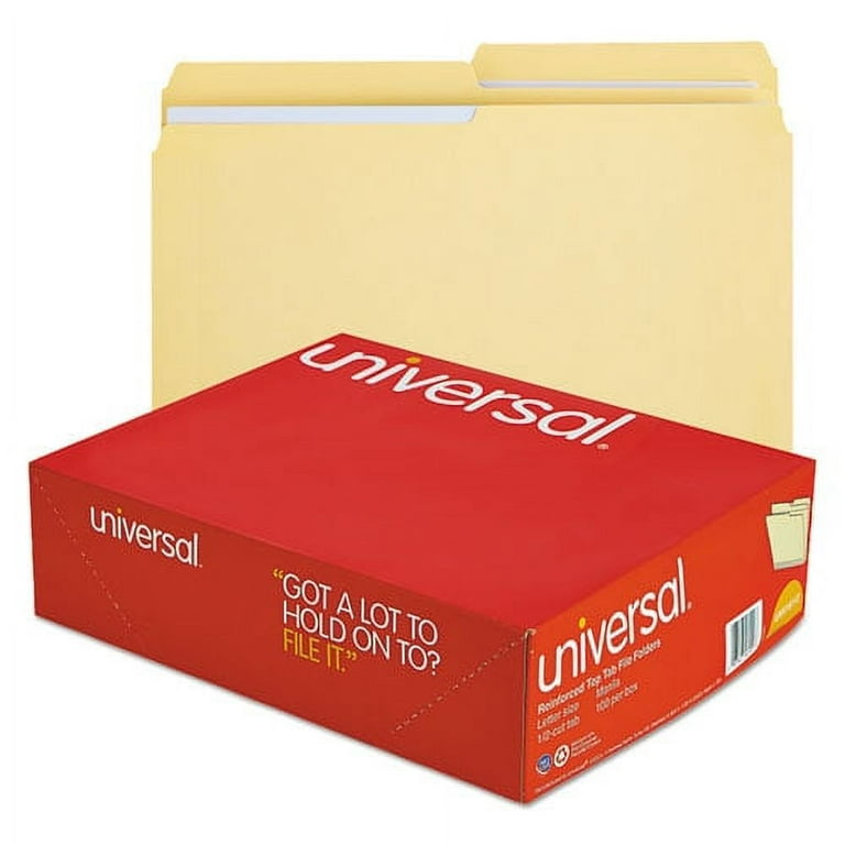 Double-Ply Top Tab Manila File Folders, 1/2-Cut Tabs: Assorted, Letter Size, 0.75 Double-Ply Top Tab Manila File Folders, 1/2-Cut Tabs: Assorted, Letter Size, 0.75