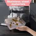 thumbnail image 5 of 2Pcs 304 Stainless Steel Food Storage Box with Lid for Bacon Steak Meat Seafood Frozen Storage Box Refrigerator Organizers, 5 of 5