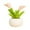 D, variant on Car Dashboard Plant Resin Flower Pot Knick Knacks Mini Plant Figurines Decorations Gifts for Women, Car Desk Bookshelf Decor 1pc