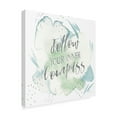 thumbnail image 2 of Trademark Fine Art 'Wonderful World VI Blue Green' Canvas Art by Laura Marshall, 2 of 4