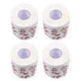 thumbnail image 4 of 4 Rolls Christmas Pattern Facial Tissues Napkins Novelty Toilet Papers, 4 of 9