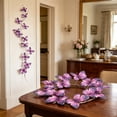 thumbnail image 5 of CuiLiyq Butterfly Garland, Paper Butterfly Vine with Leaves for Party, Artificial Flower String for Room Wall Decoration, 5 of 6