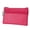 Rose Red, variant on Walbest Ladies Solid Color Anti-theft RFID Blocking Purse Mini Cowhide Leather Wallet Key Ring Zip Coin Purse