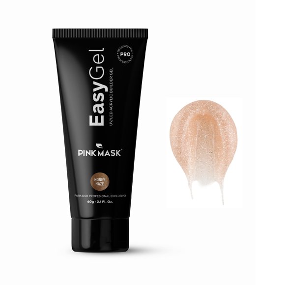Gel constructor para uñas PINK MASK Easy Gel PINK MASK 60 g Honey Haze