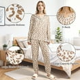 thumbnail image 2 of Loritta Secret 2 Pieces Womens Pajamas Sets Comfy Printed Loungewear Sets Woman with Pockets,S-2XL, 2 of 6