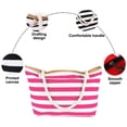thumbnail image 3 of Large Tote Beach Bag - Waterproof Lining - Tote Shoulder Bag For Gym Beach Travel, 3 of 5