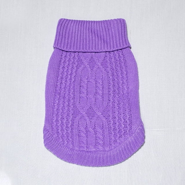 Ropa para mascotas de otoño e invierno, ropa para perros, serie de suéteres torcidos para perros pequeños