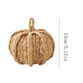 thumbnail image 2 of Luckky Handmade Woven Pumpkin Ornament,Rustic Woven Pumpkin Decor for Halloween Party,Home Tabletop & Outdoor Holiday Decoration, 2 of 6