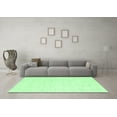 thumbnail image 3 of Ahgly Company Indoor Square Solid Emerald Green Modern Area Rugs, 4' Square, 3 of 4